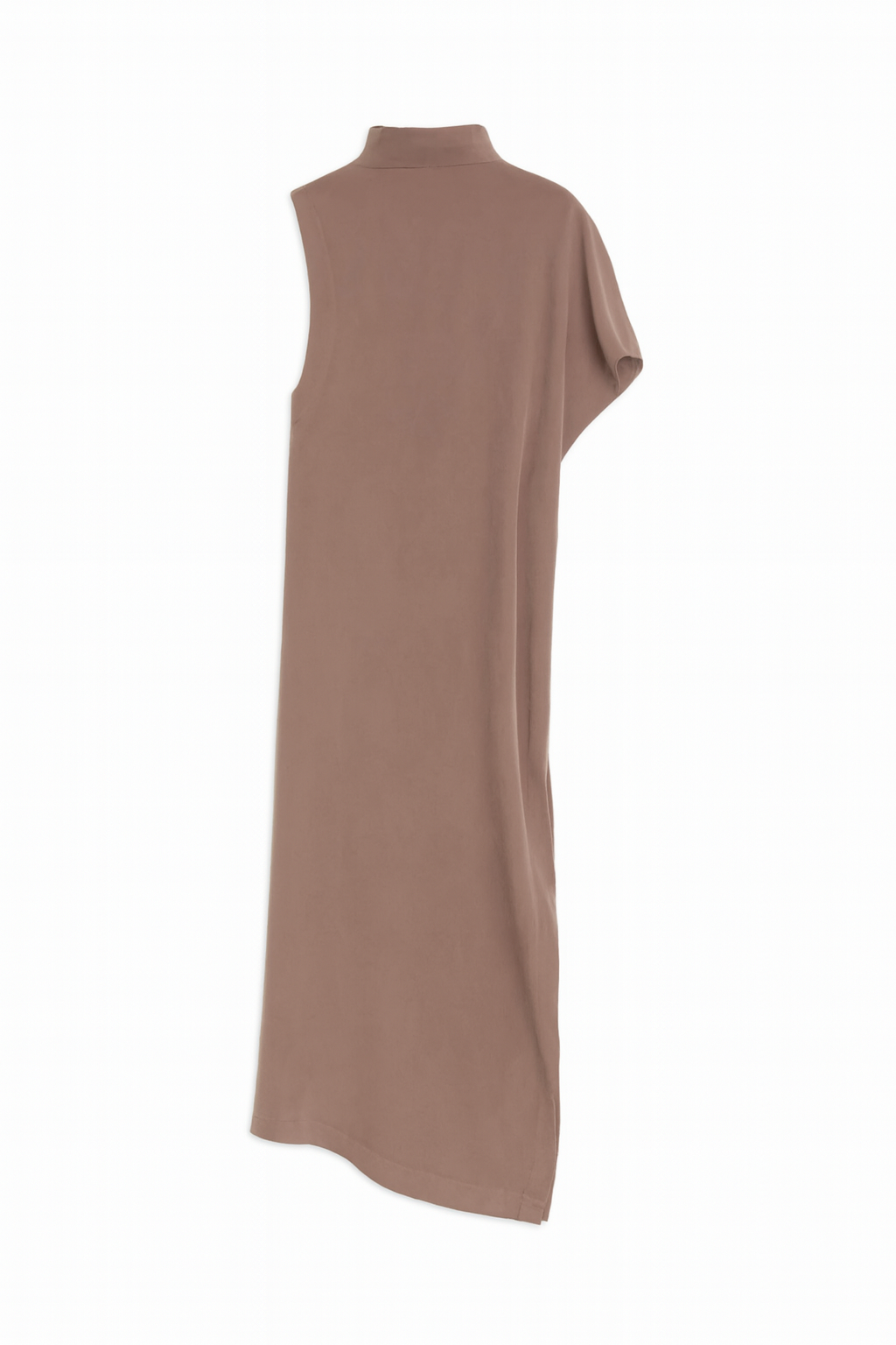 Alysi Asymmetrical Long Dress - Fume