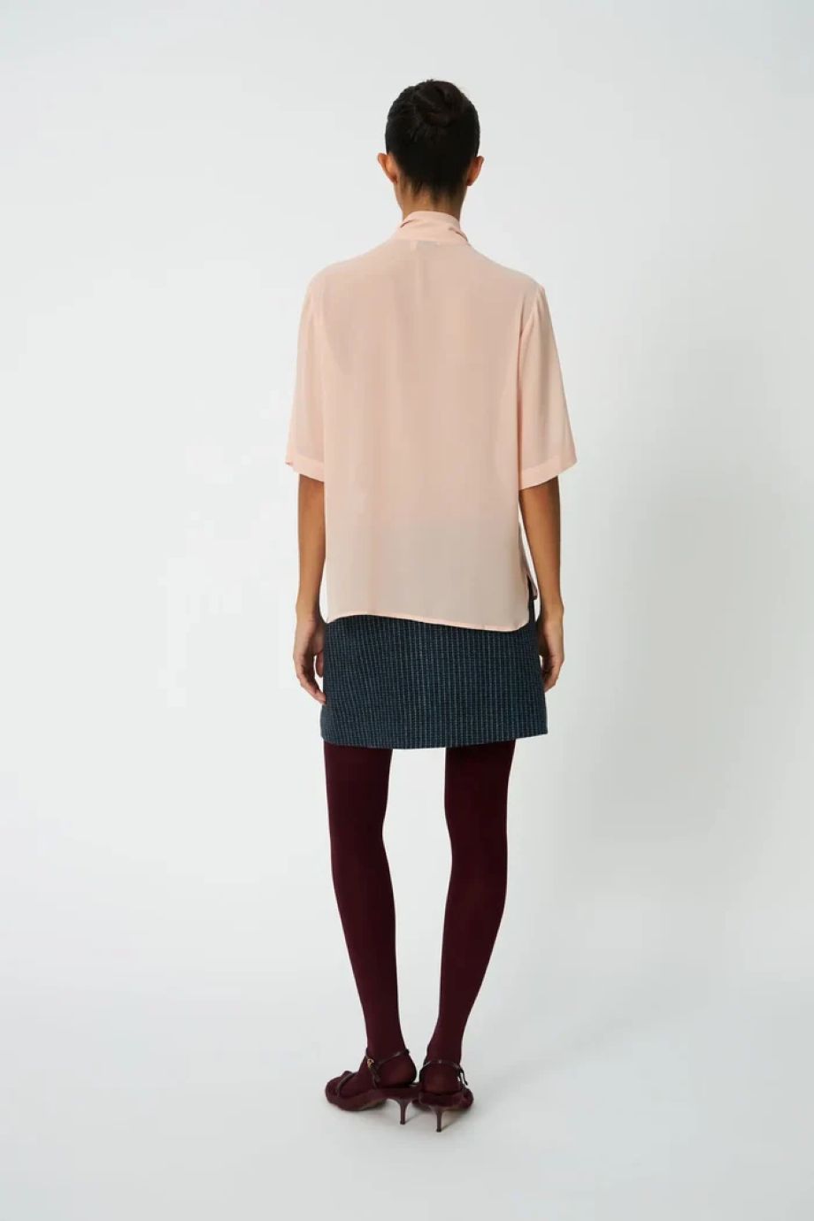 Stella-Nova Chiffon Shirt - Soft Pink