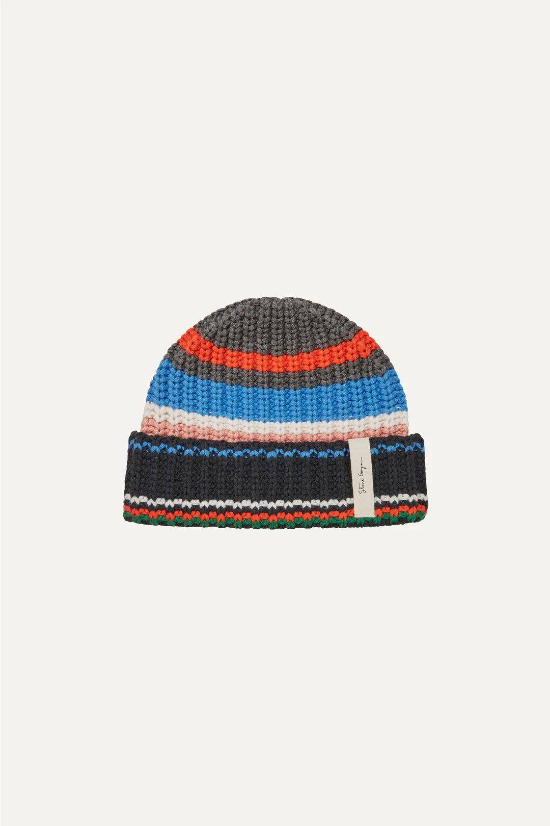 Stine Goya Chunky Stripes Beanie - Multi