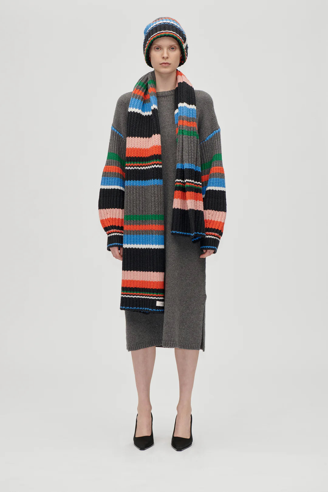 Stine Goya Chunky Stripes Scarf - Multi