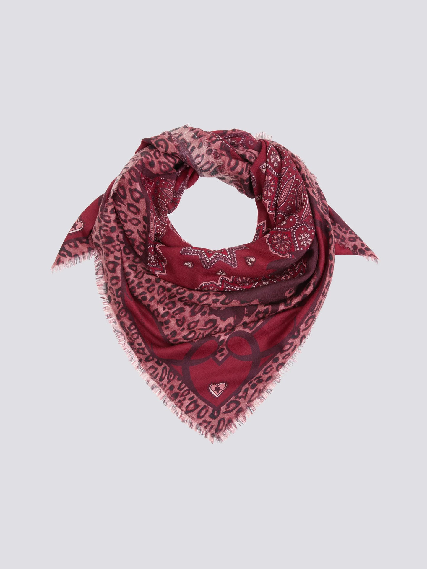 Hayley Menzies Dalton Cashmere Wool Scarf - Red