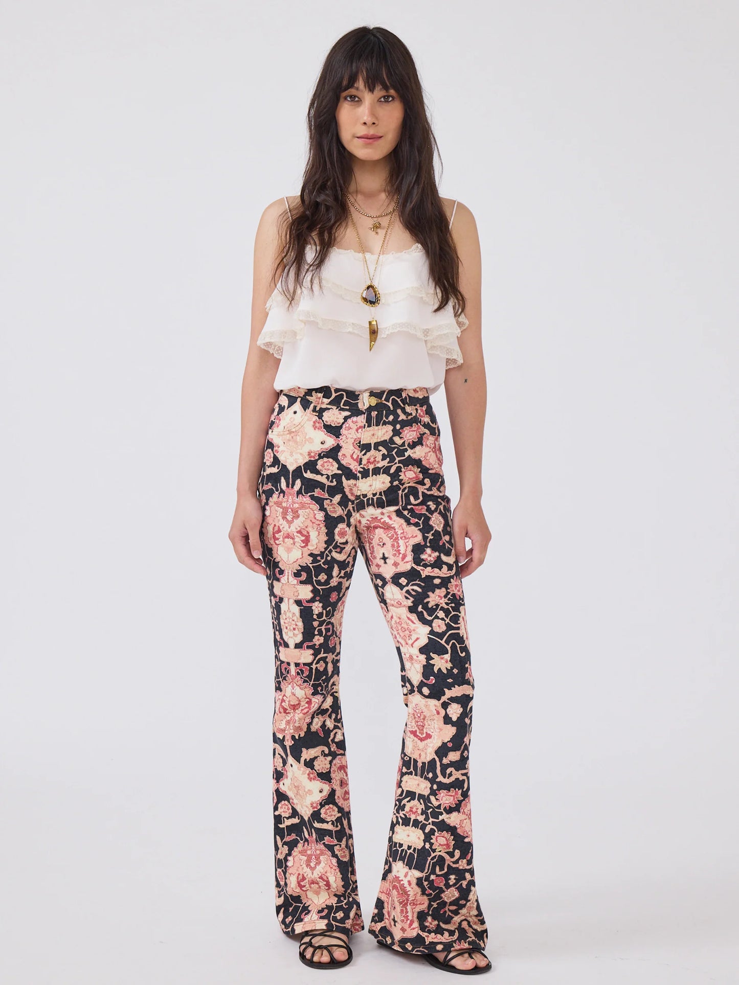 Hayley Menzies Desert Loom Flare Jeans - Black
