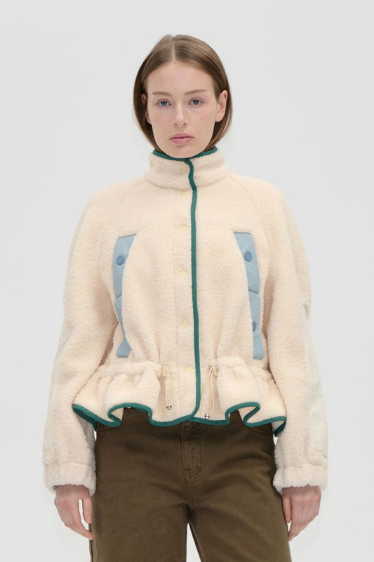 Stine Goya Fleece Jacket - Buttercream
