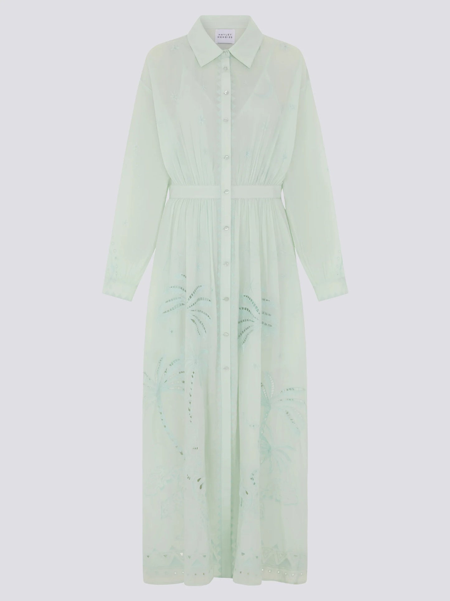 Hayley Menzies Eden Palm Dress - Mint