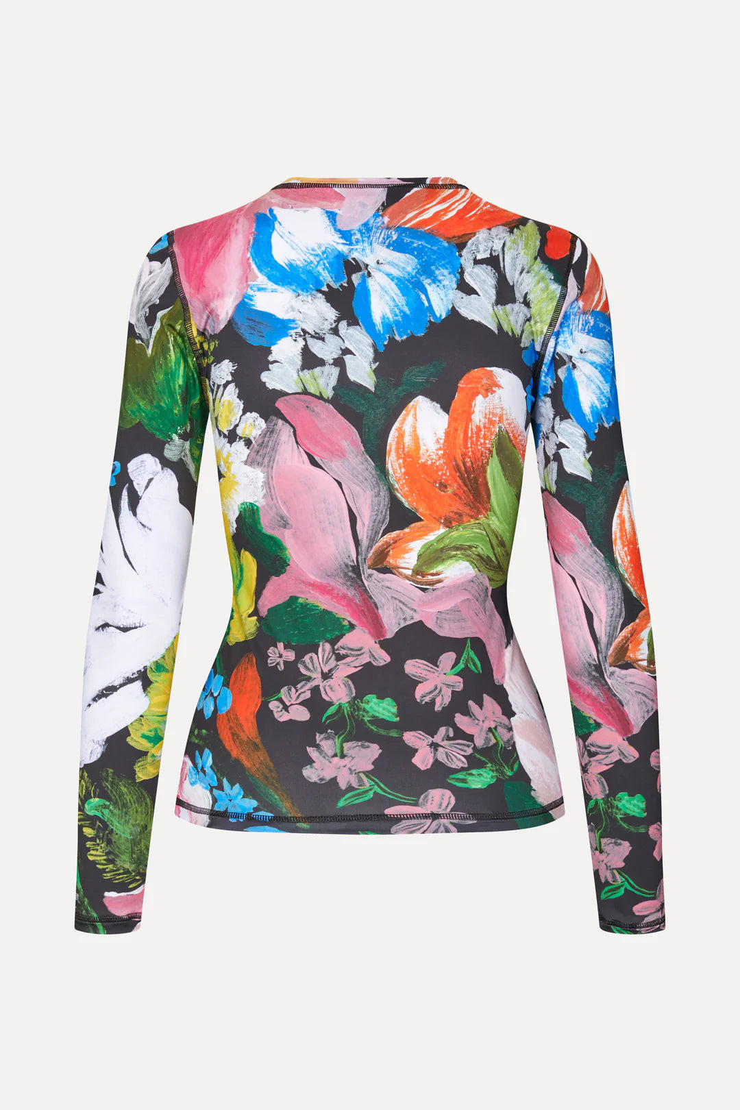Stine Goya Elastic Long Sleeve Top - Flowers Under the Sun