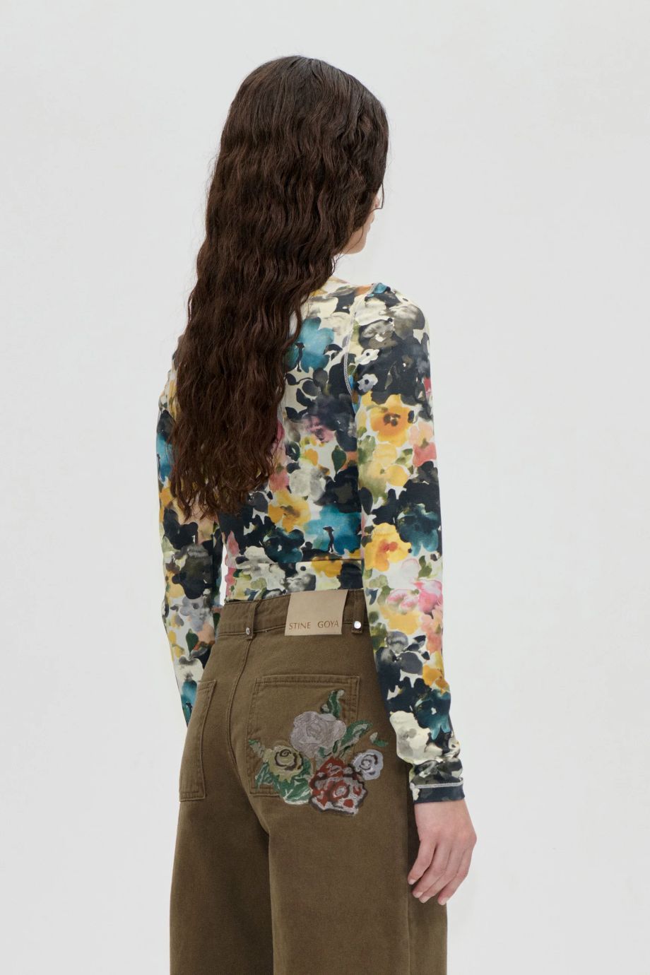 Stine Goya Echoes in Flowers Top - Multi