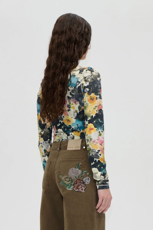 Stine Goya Echoes in Flowers Top - Multi
