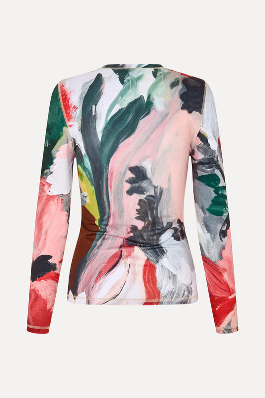 Stine Goya Stretch Jersey Top - My Garden