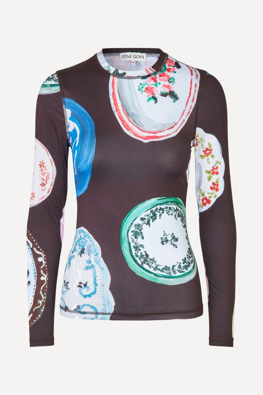 Stine Goya Elastic Long Sleeve Top - The Platera