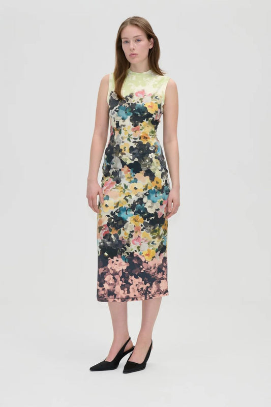 Stine Goya Echoes in Flowers Tank Dress - Multi