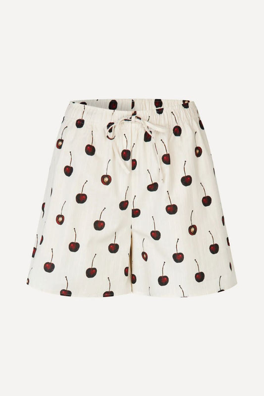 Stine Goya Cherries Shorts - Cream