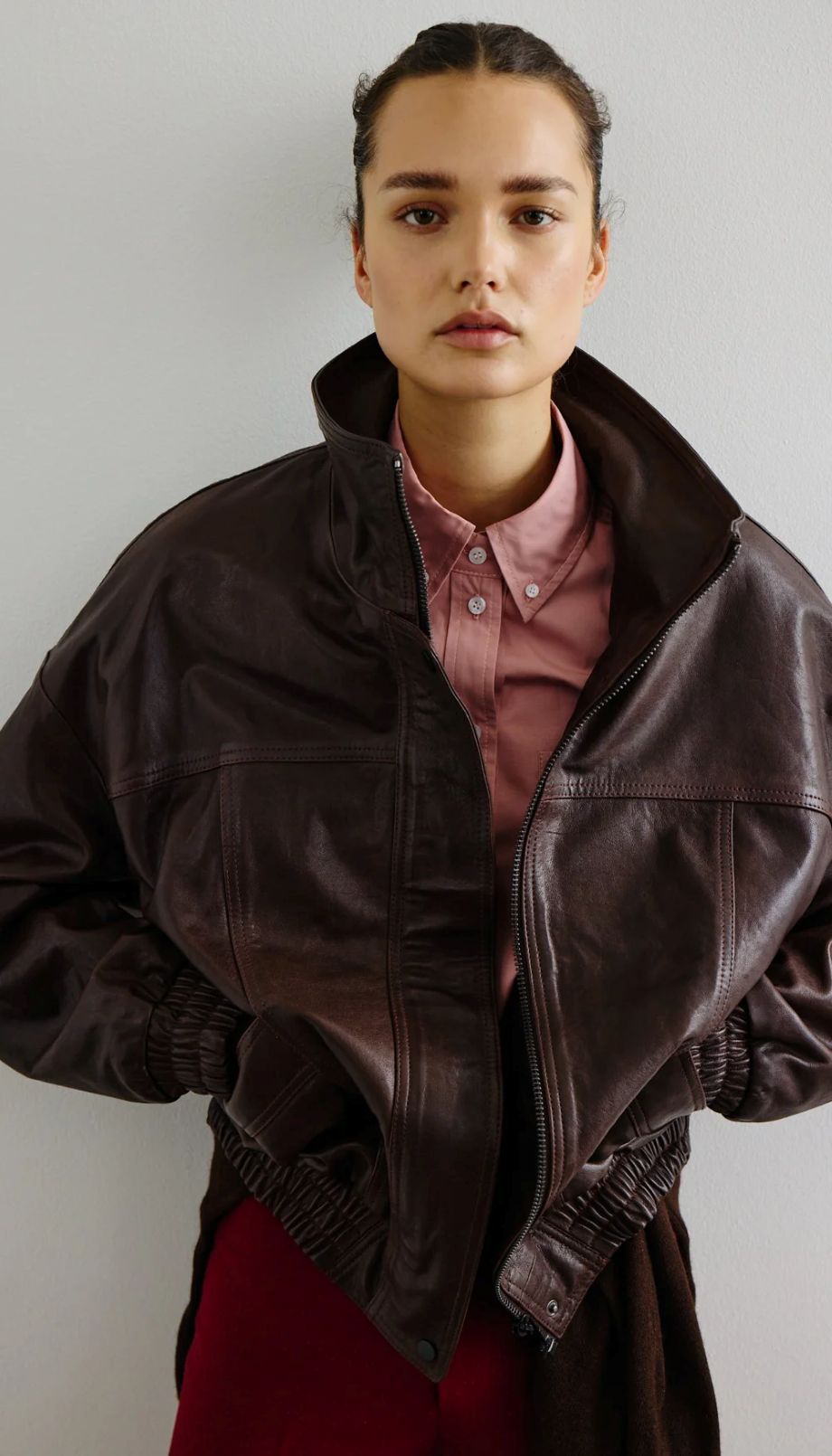 Smythe Button Down Shirt - Vintage Rose