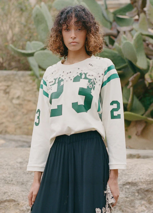 Sea-NY Georgie Sportswear Tee - Cream