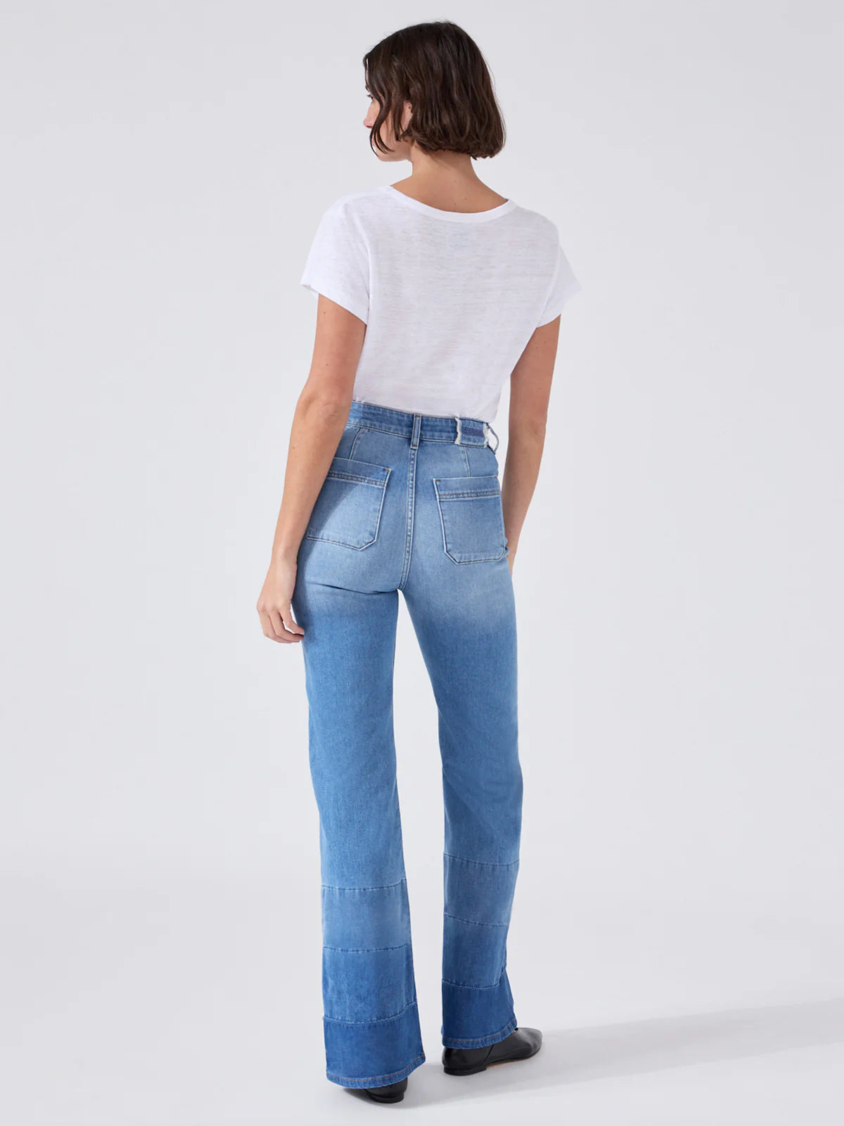 Hayley Menzies Flare Jeans - Ombre