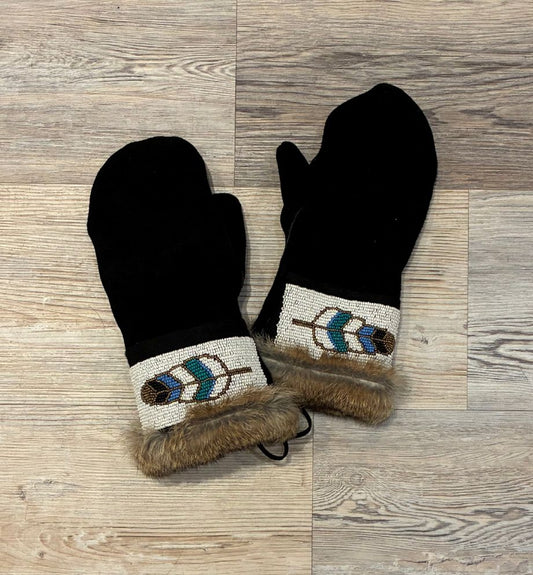 Astis Rolleston Short Cuff Mitten - Black