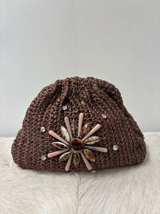 Maria la Rosa Raffelle Mini Game Crochet - Brown