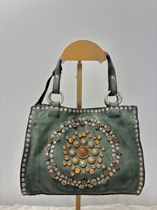 Campomaggi Dafne Belle de Notte Crossbody Bag - Lago