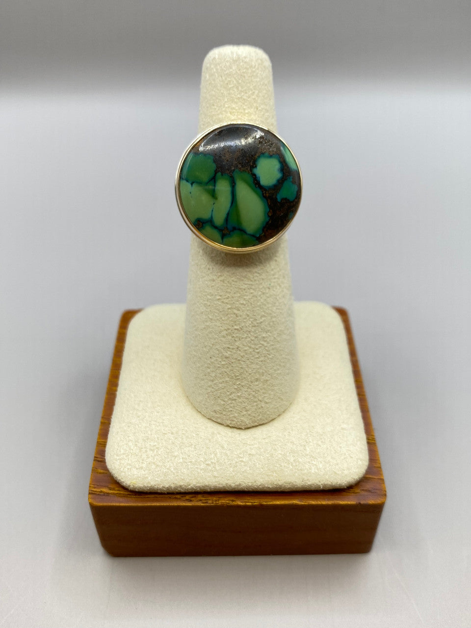 Jamie Joseph Round Hubei Turquoise Ring