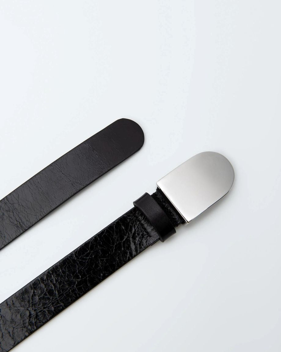 Alysi Leather Belt - Nero