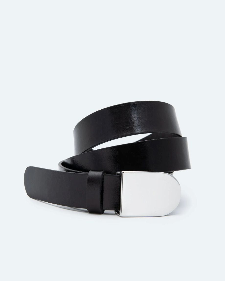 Alysi Leather Belt - Nero