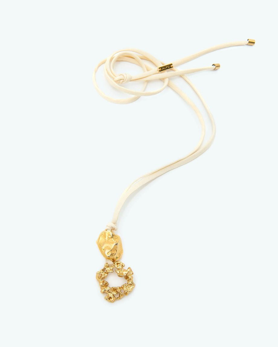 Alysi Necklace with Pendants - Gold