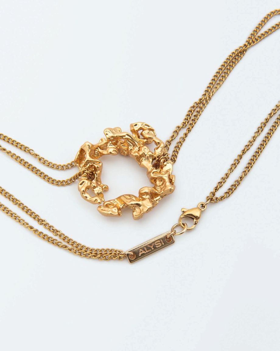 Alysi Stardust Necklace - Gold