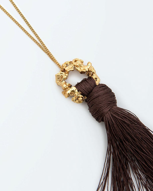 Alysi Stardust Necklace - Choco