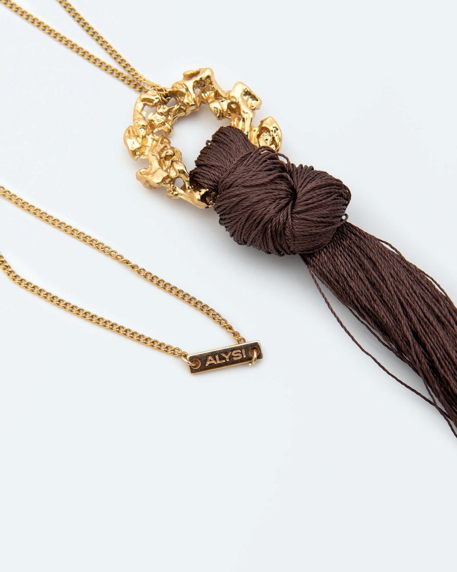 Alysi Stardust Necklace - Choco