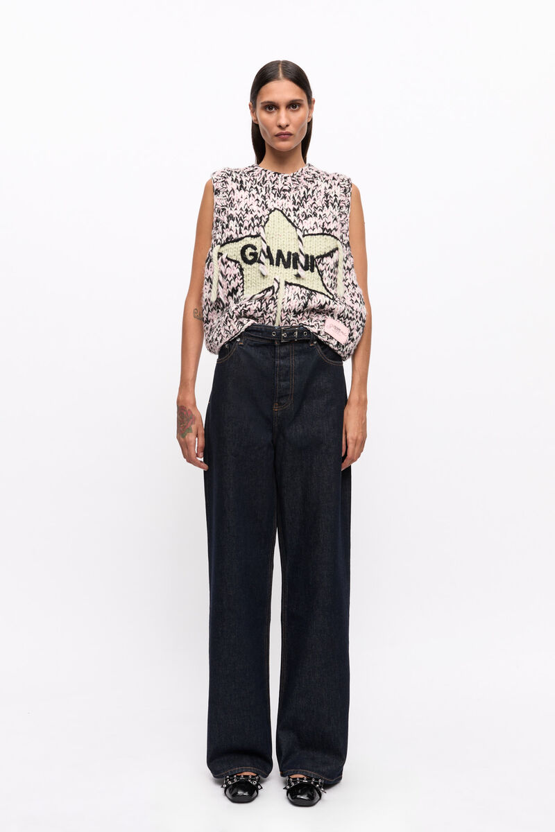 Ganni Rinse Denim Jeans - Blue