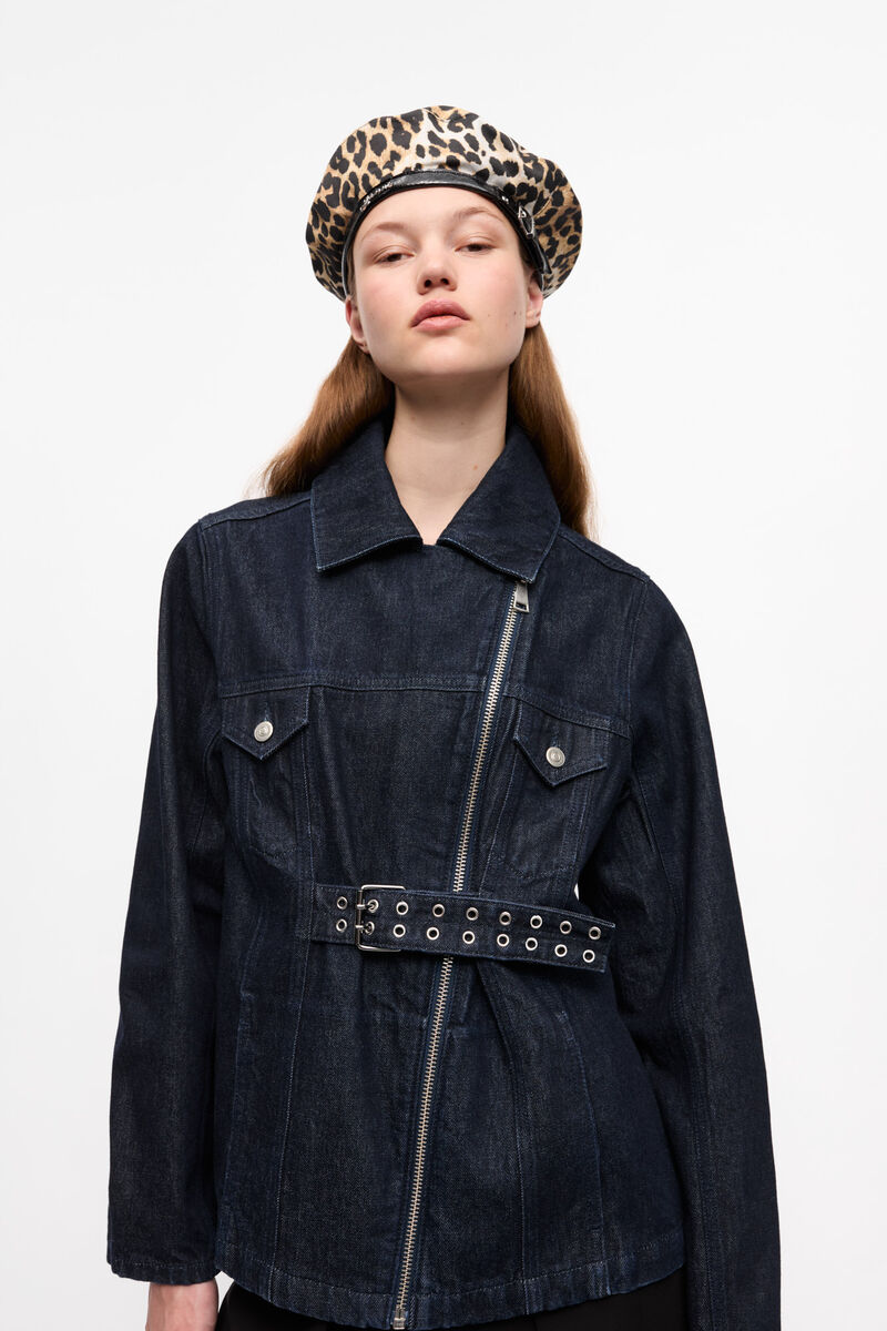 Ganni Rinse Denim Jacket - Blue