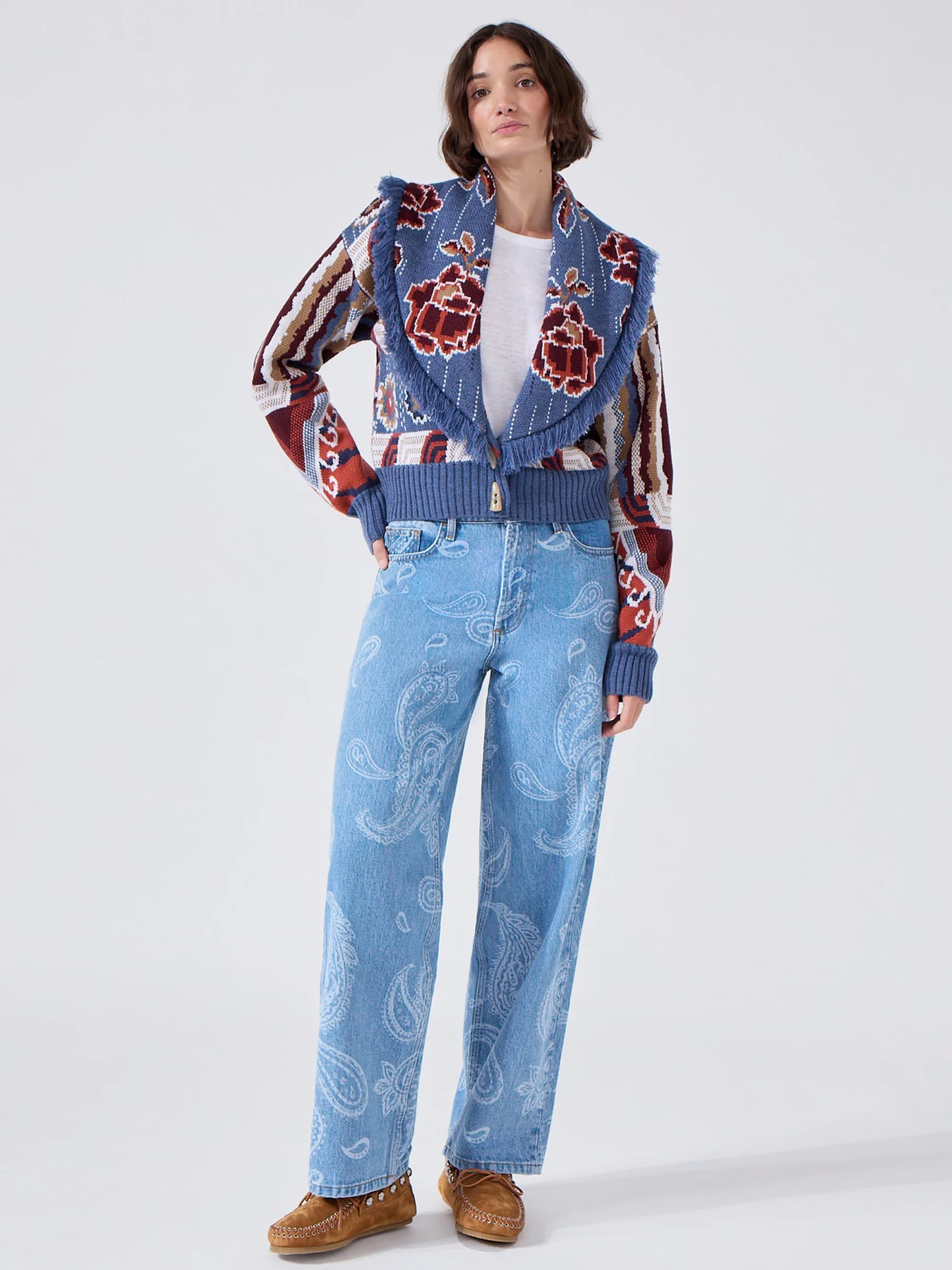 Hayley Menzies Tibetan Tiger Bomber - Blue