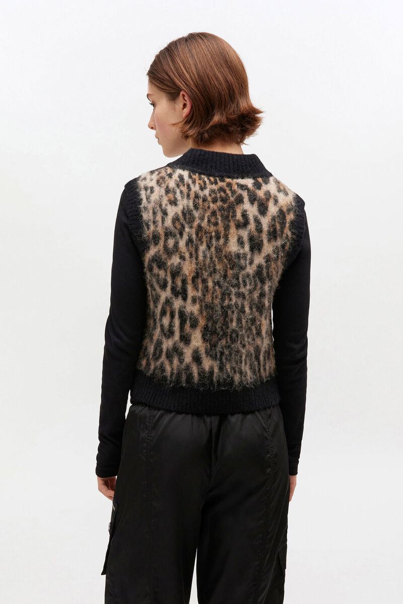 Ganni Soft Wool Vest - Leo