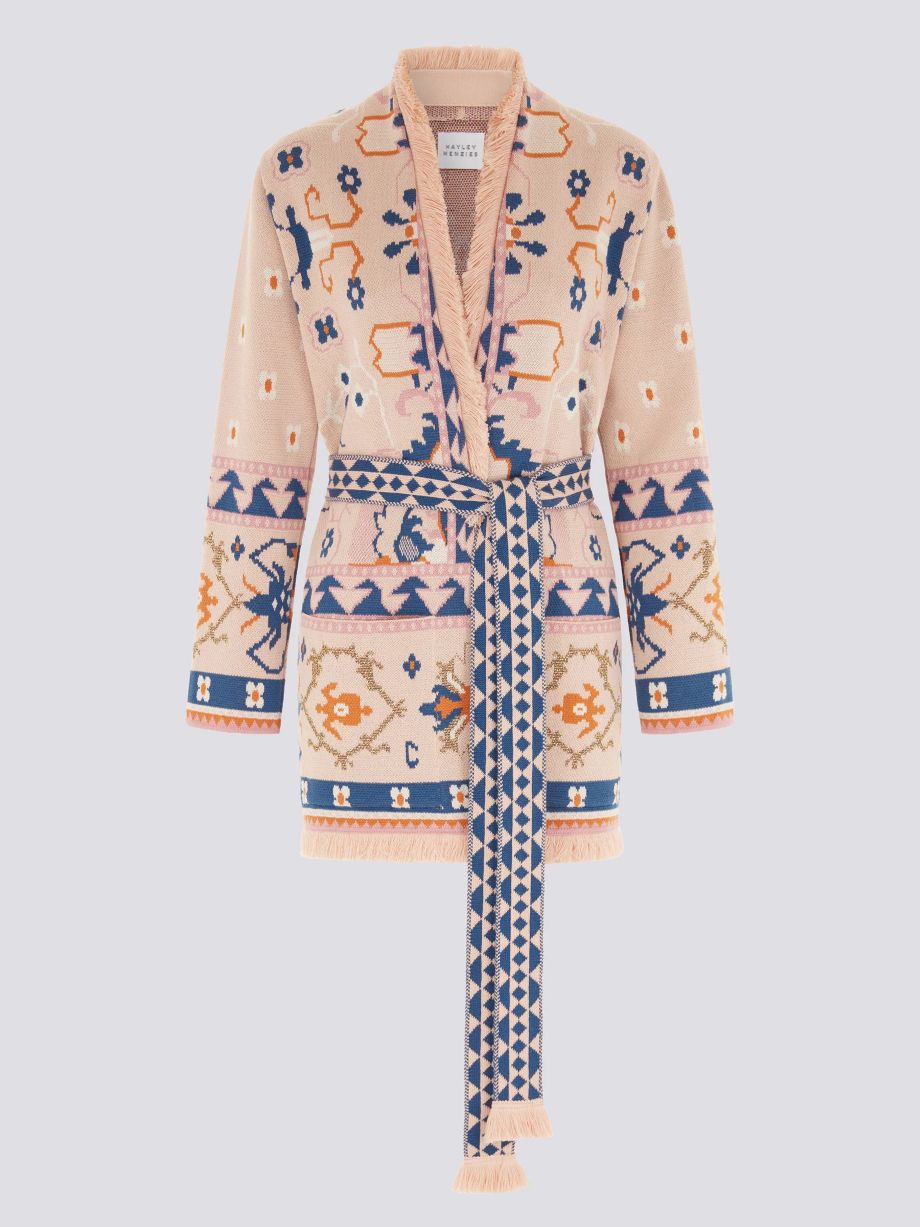 Hayley Menzies Desert Loom Cardigan - Pink
