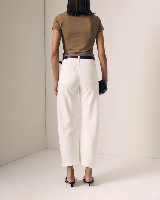Le Jean Utility Soft Barrel - White