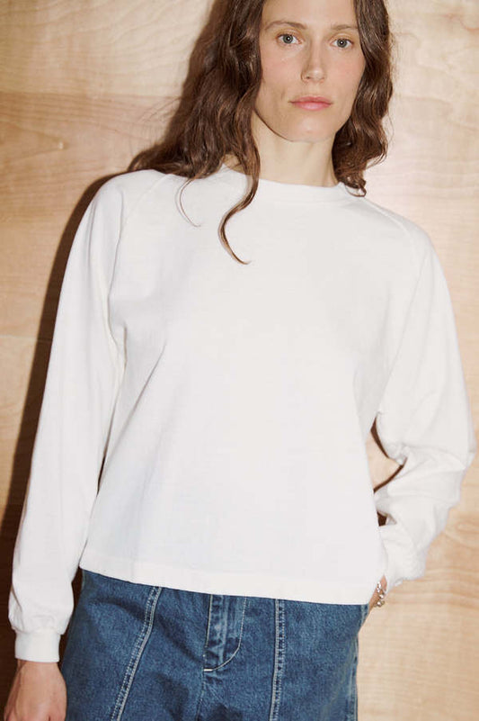 Sunray Mahuna Long Sleeve T-Shirt - Off-White