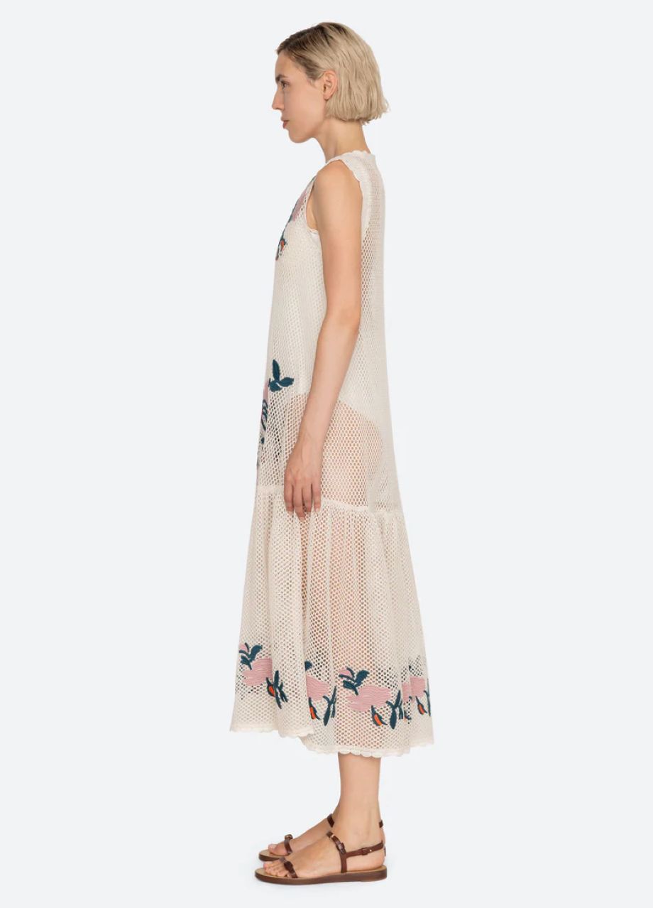 Sea-NY Carmella Swim Coverup Dress - Multi