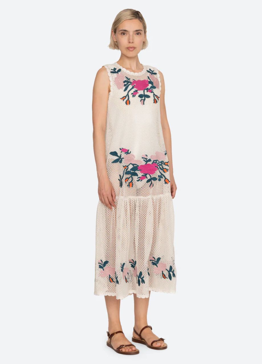 Sea-NY Carmella Swim Coverup Dress - Multi