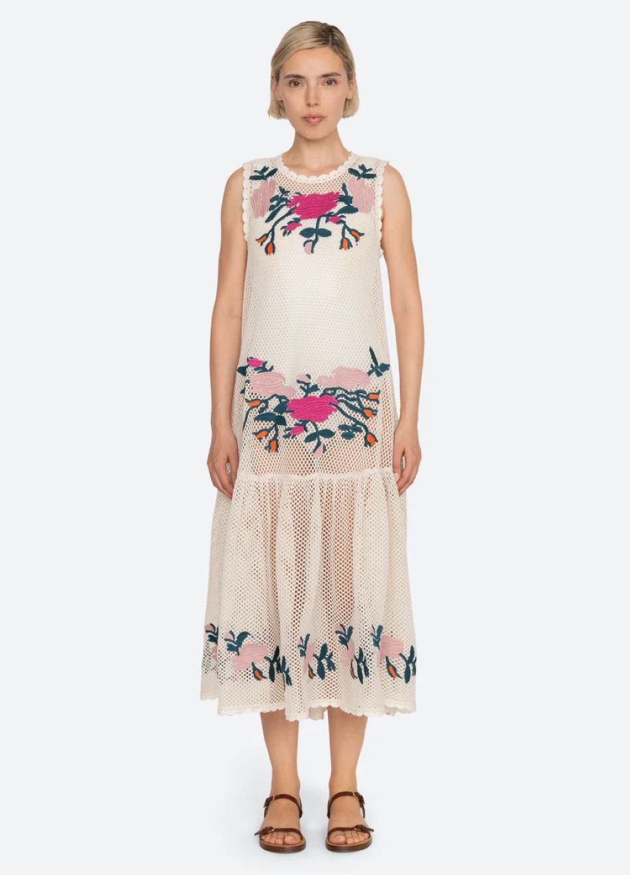 Sea-NY Carmella Swim Coverup Dress - Multi