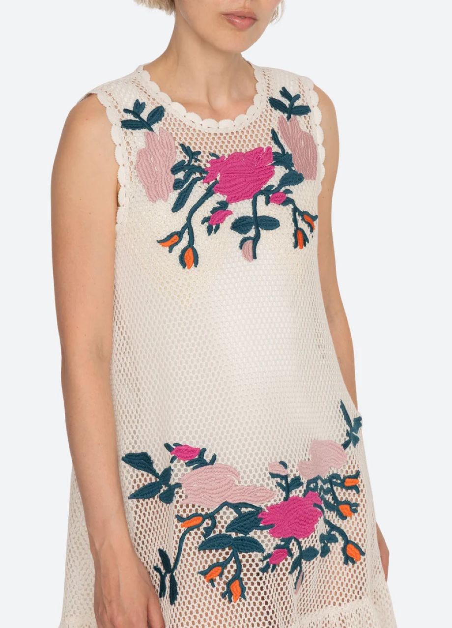 Sea-NY Carmella Swim Coverup Dress - Multi