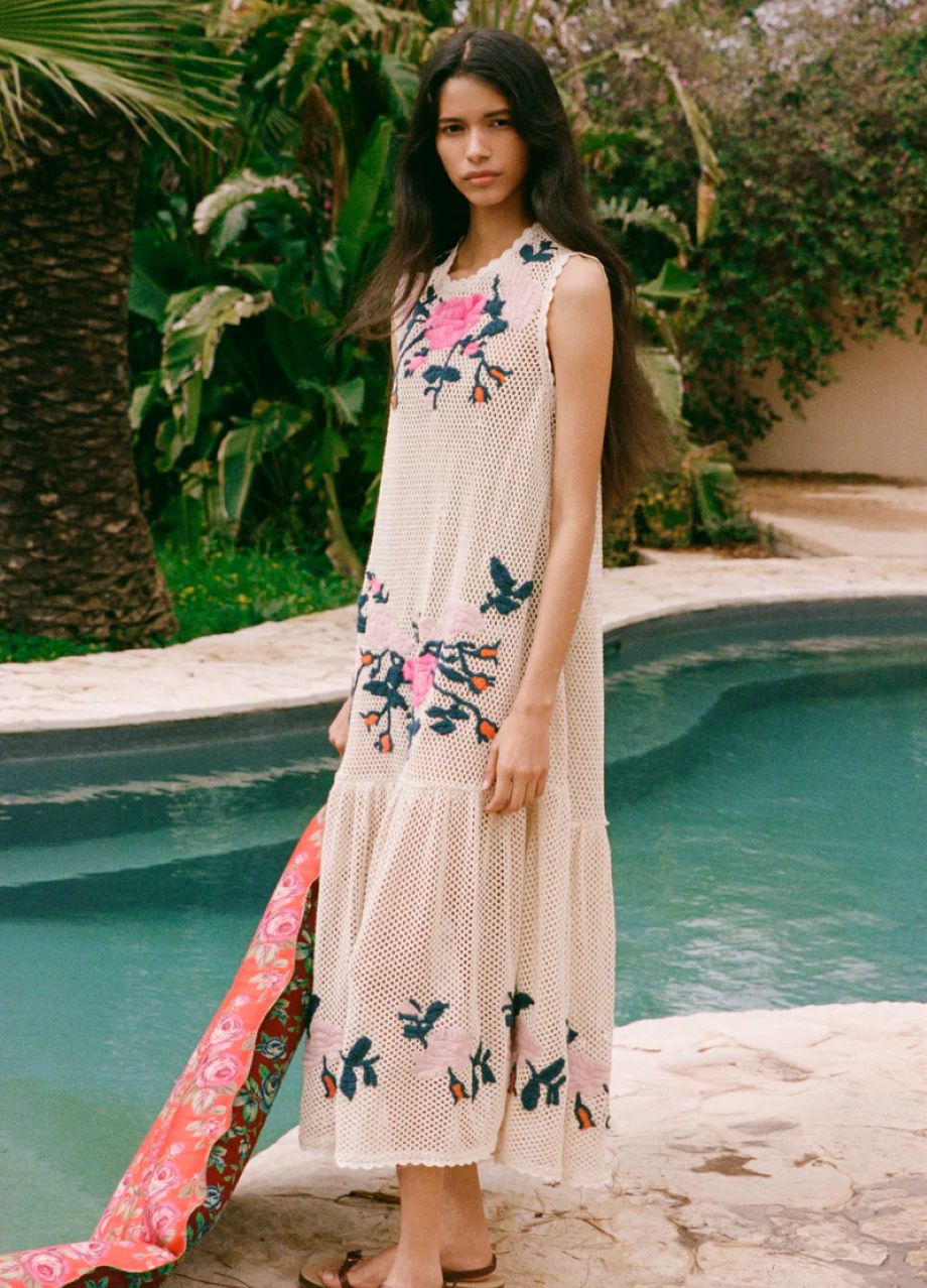 Sea-NY Carmella Swim Coverup Dress - Multi