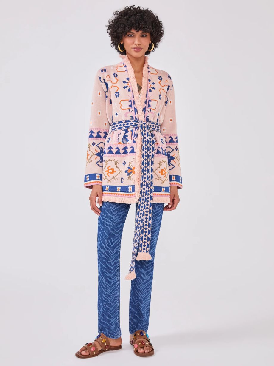 Hayley Menzies Desert Loom Cardigan - Pink