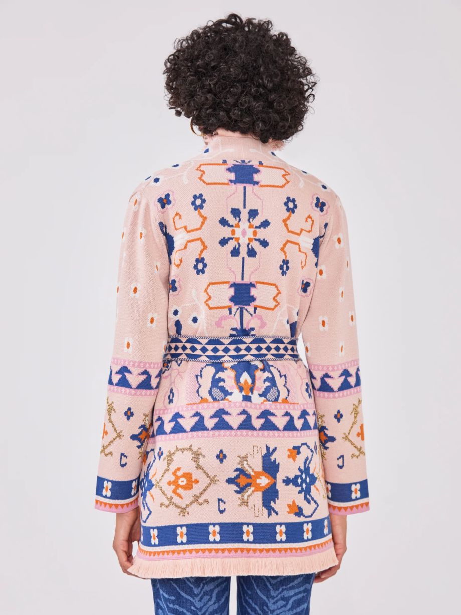Hayley Menzies Desert Loom Cardigan - Pink
