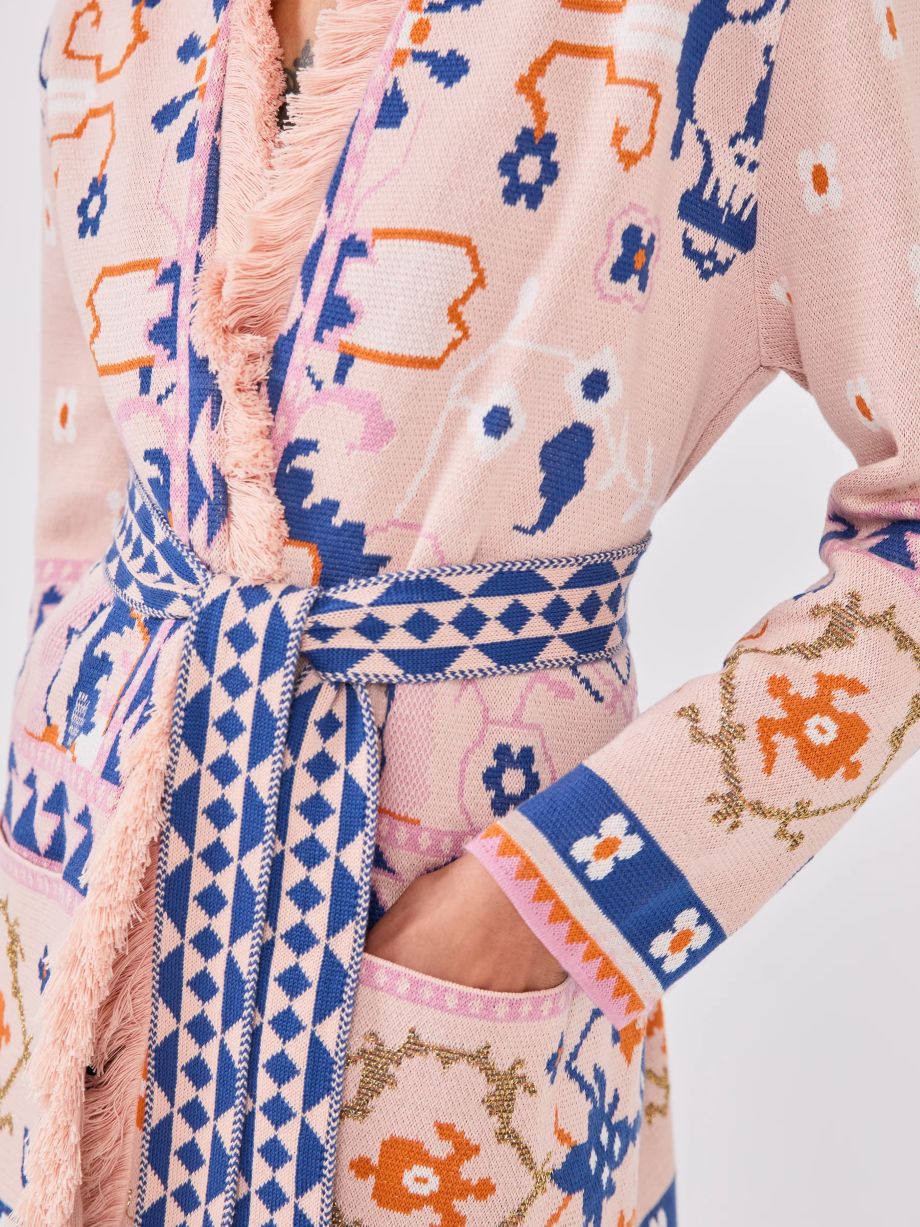 Hayley Menzies Desert Loom Cardigan - Pink