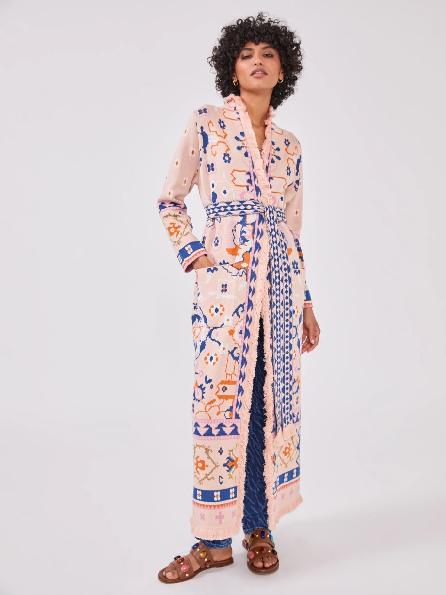 Hayley Menzies Desert Loom Duster - Pink
