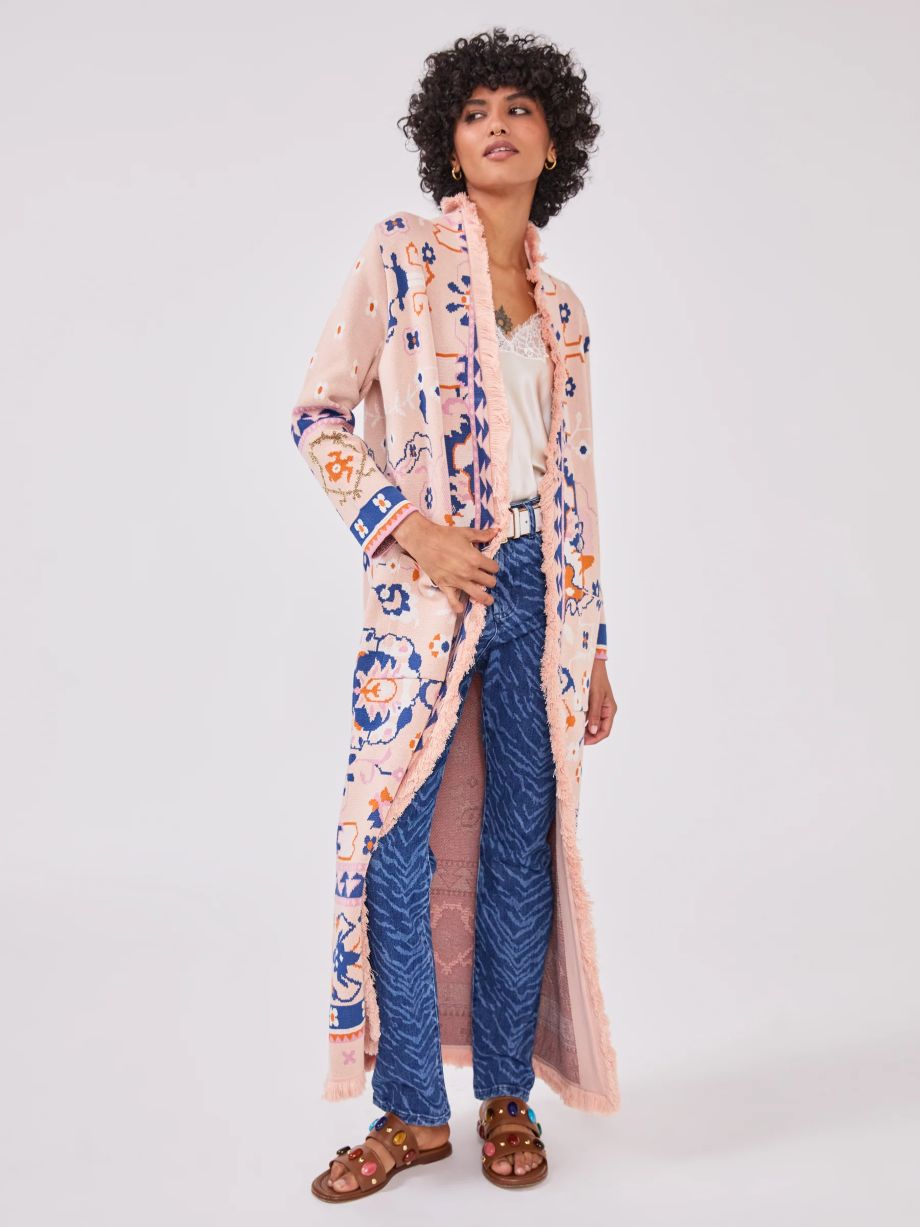 Hayley Menzies Desert Loom Duster - Pink