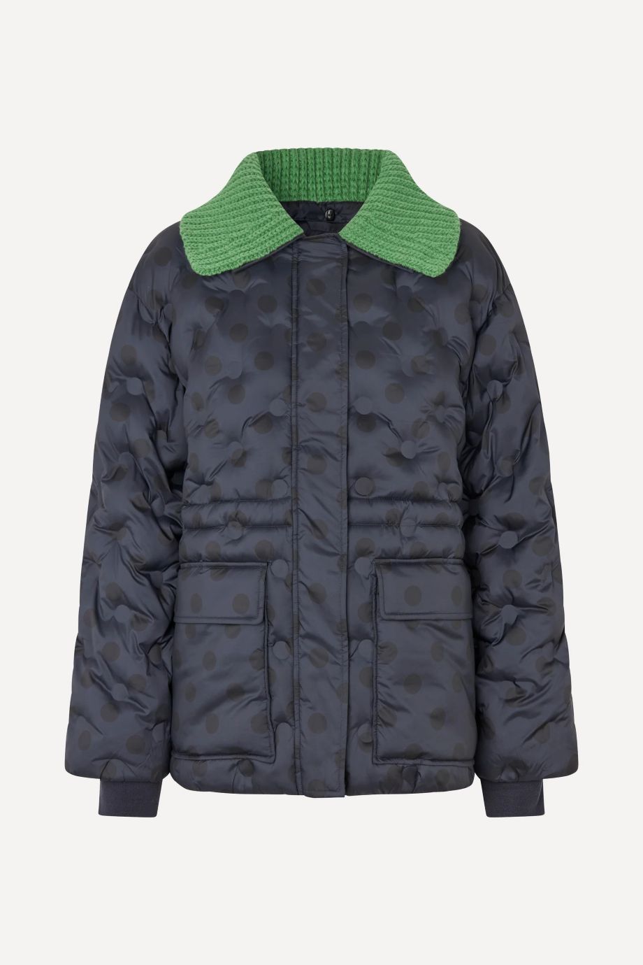 Stine Goya Polka Dot Jacket - Navy