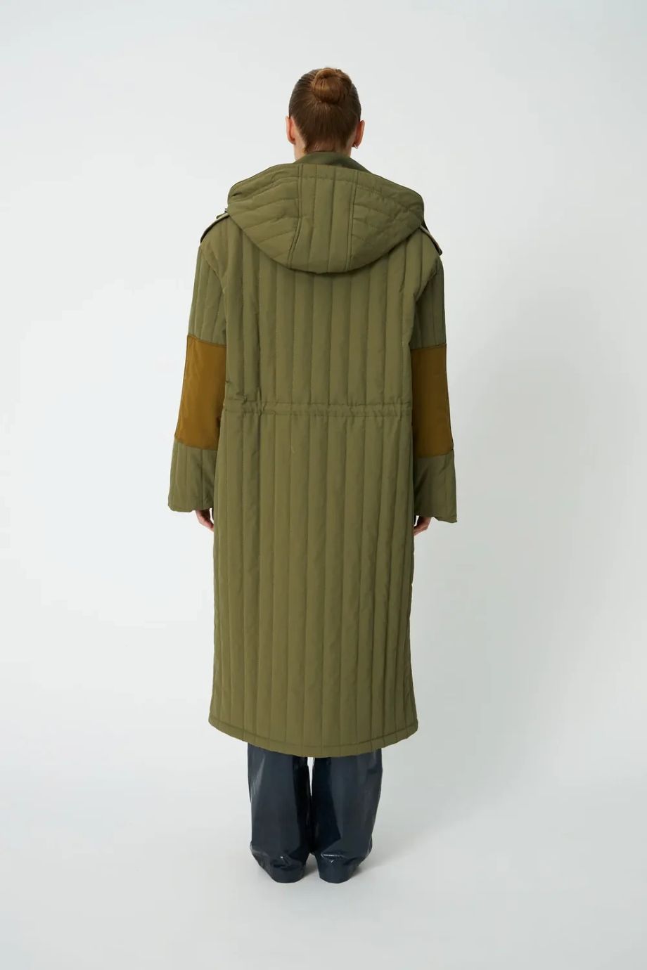 Stella-Nova Quilted Parka Coat - Army