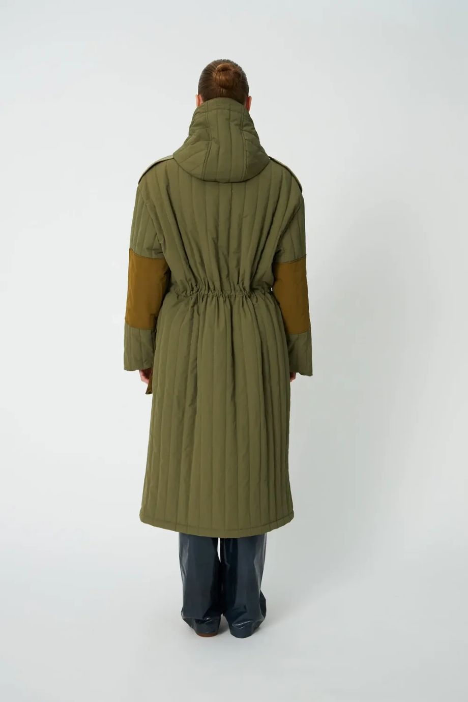 Stella-Nova Quilted Parka Coat - Army
