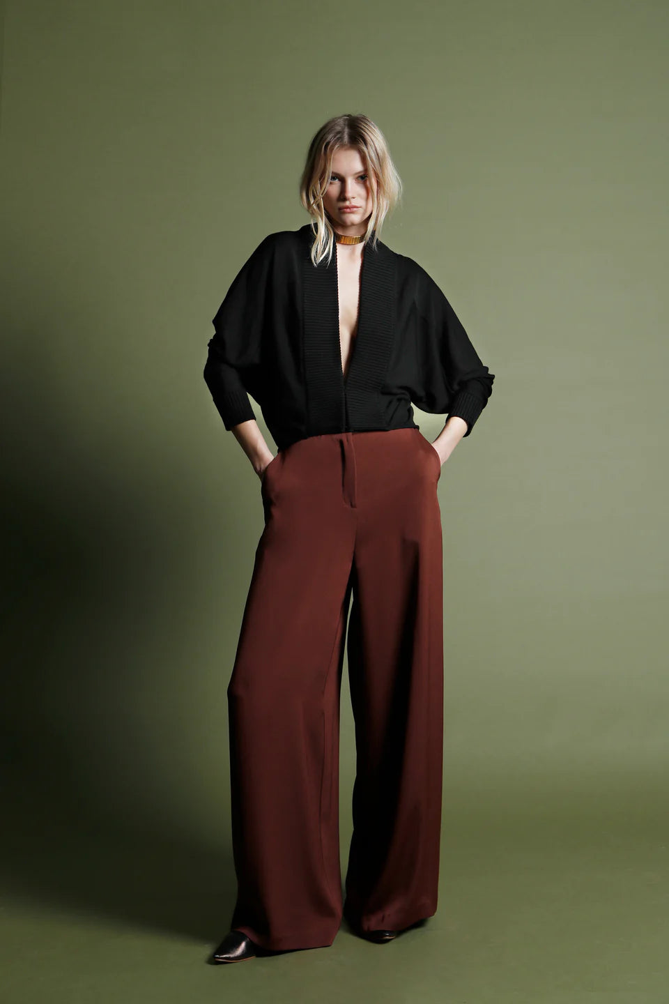 Psophia Knit Bolero - Black