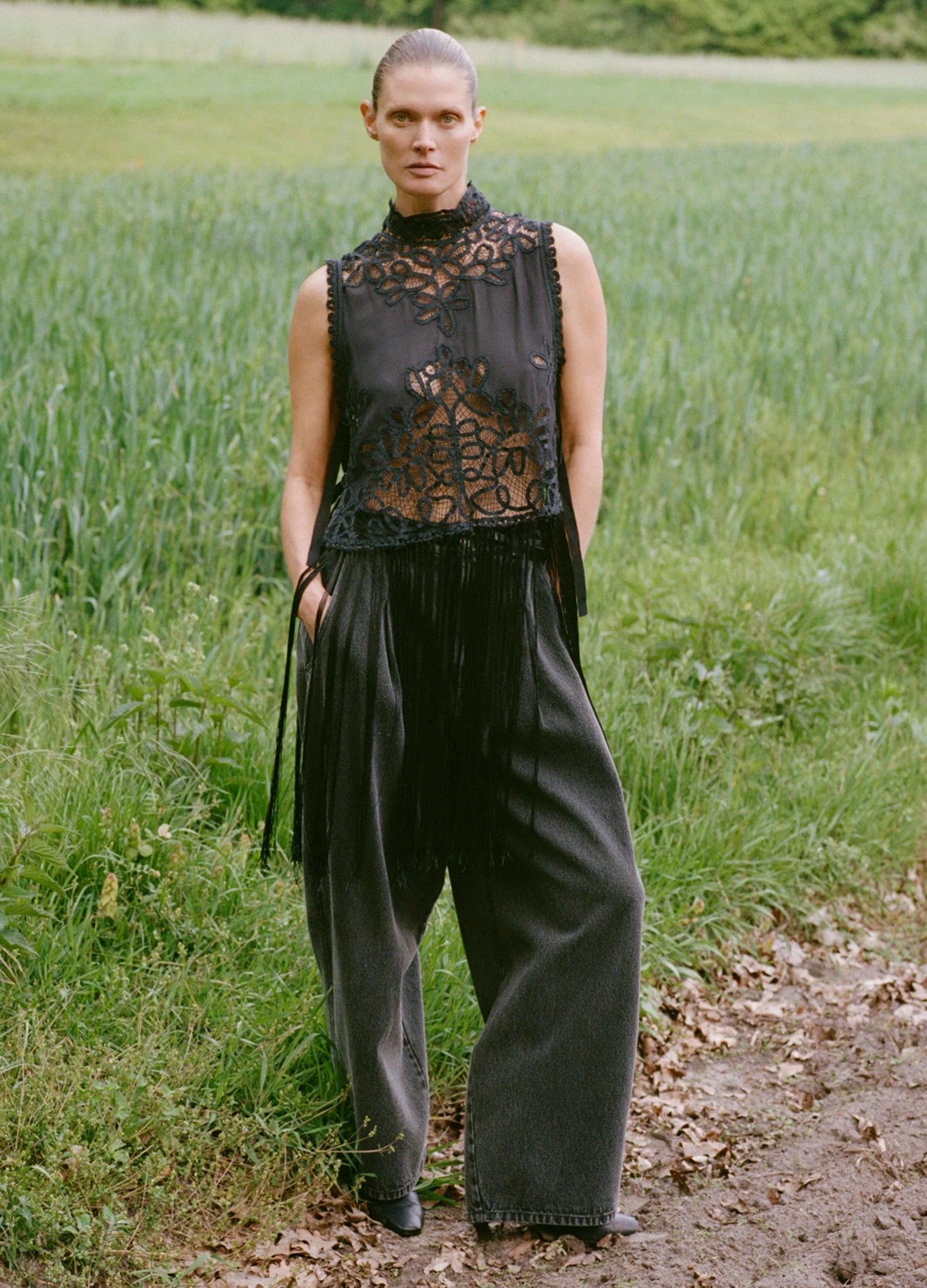 Sea-NY Adelina Top - Black